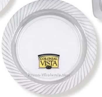 10-1/4" Clear Plastic Plates (Express Shipping)