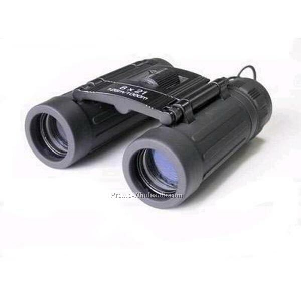 10*25 Black Binoculars