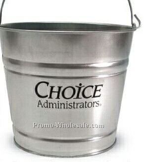 10 Quart Galvanized Metal Bucket (Blank)