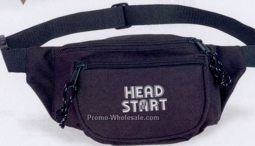 10"x6-1/2" 3 Pocket Polyester Fanny Pack