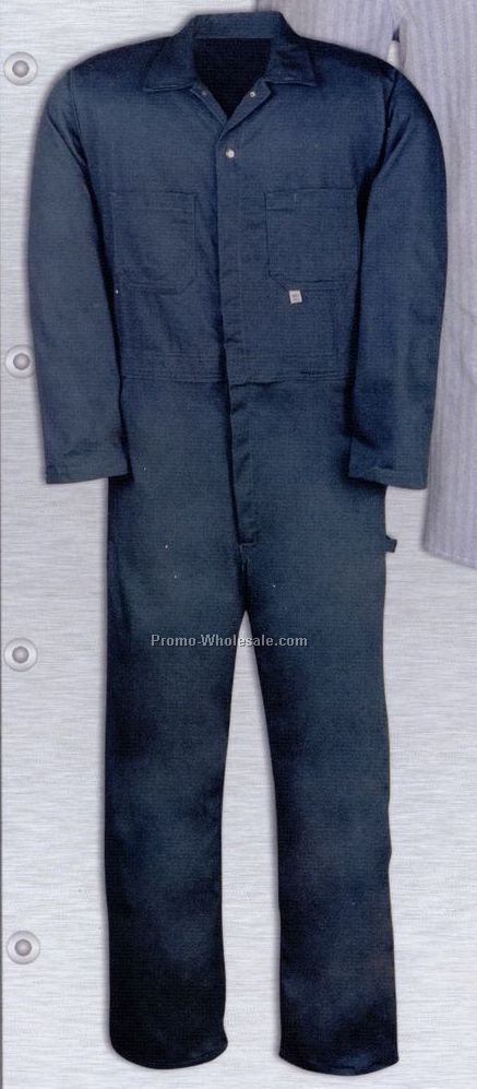 100% Cotton Coverall With Zip Front Closure (Regular-tall 34-46)