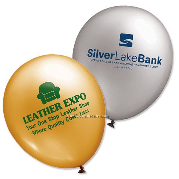 11" Latex Metallic Color Balloon