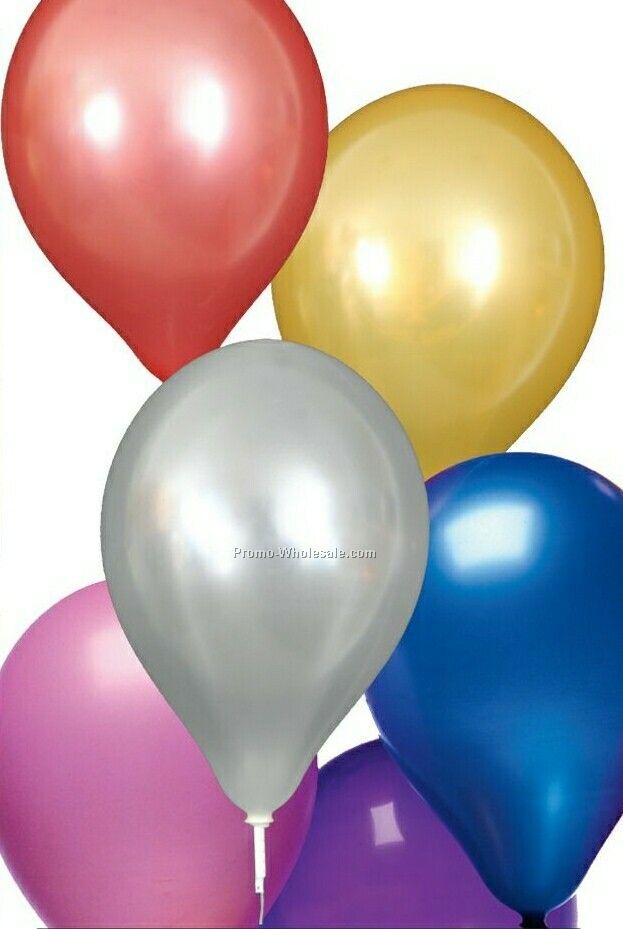 11" Unimprinted Pearlized Natural Latex Balloons