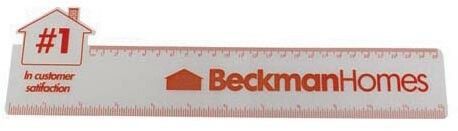 12" Flexible Ruler With House Shape End