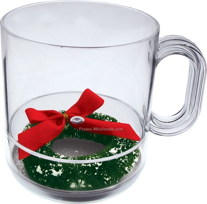 12 Oz. Happy Holidays Compartment Coffee Mug