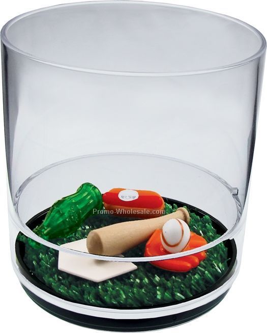 12 Oz. Play Ball Compartment Tumbler Cup
