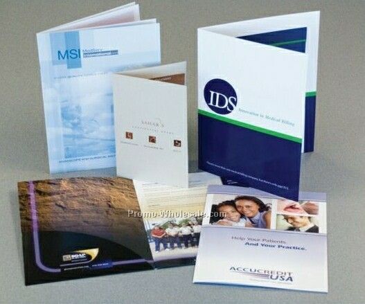 12 Page Stitched Insert Booklet (2 Color - Uncoated Stock)