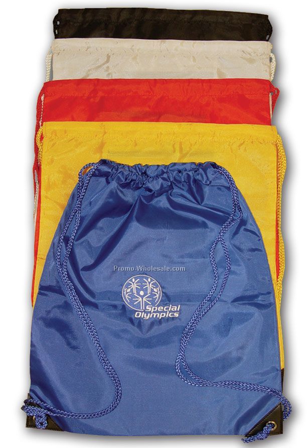 14"x18" Embroidered Drawstring Backpack (Large Quantities)