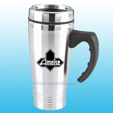 16 Oz Double Stainless Steel Mug - Laser Engraved