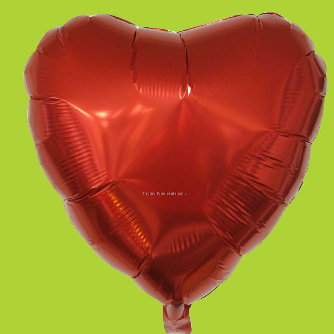18" Heart Plain Foil Balloon