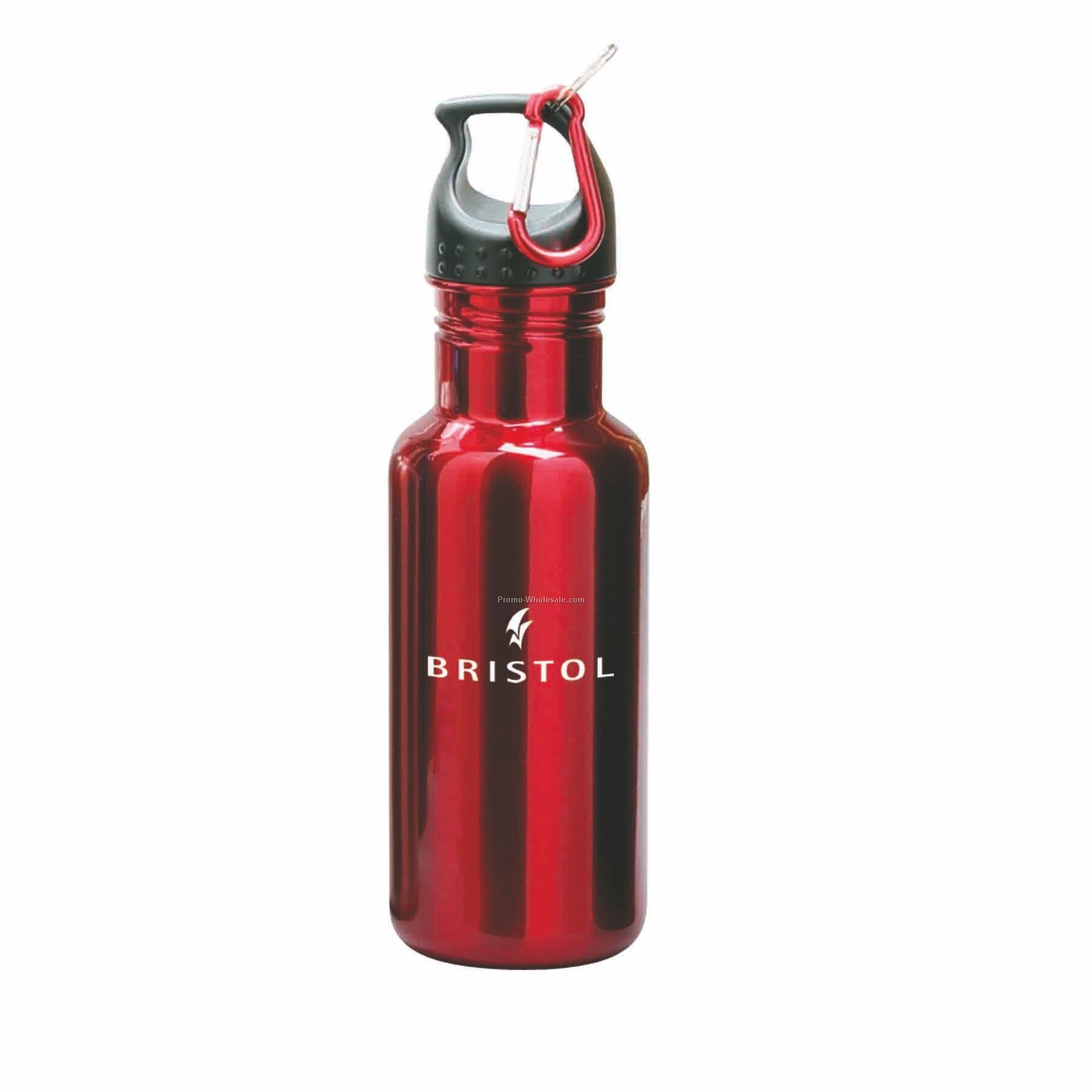 18 Oz Stainless Steel Bottle, Red