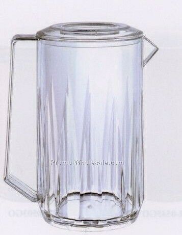 2 Quart Diamond Line Pitcher W/ Lid