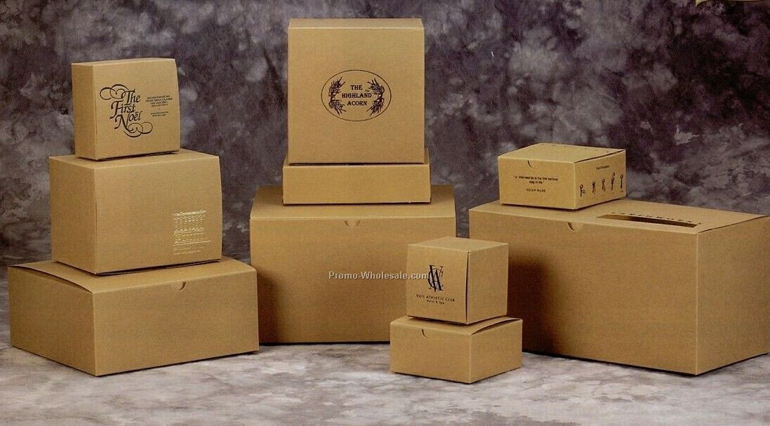 2-piece Pop-up Natural Kraft Gift Boxes