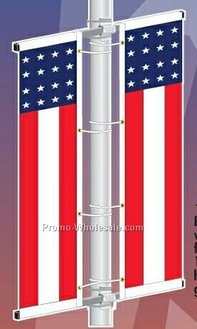 20"x8' Stock Americana Avenue Pull Down Banner Kit