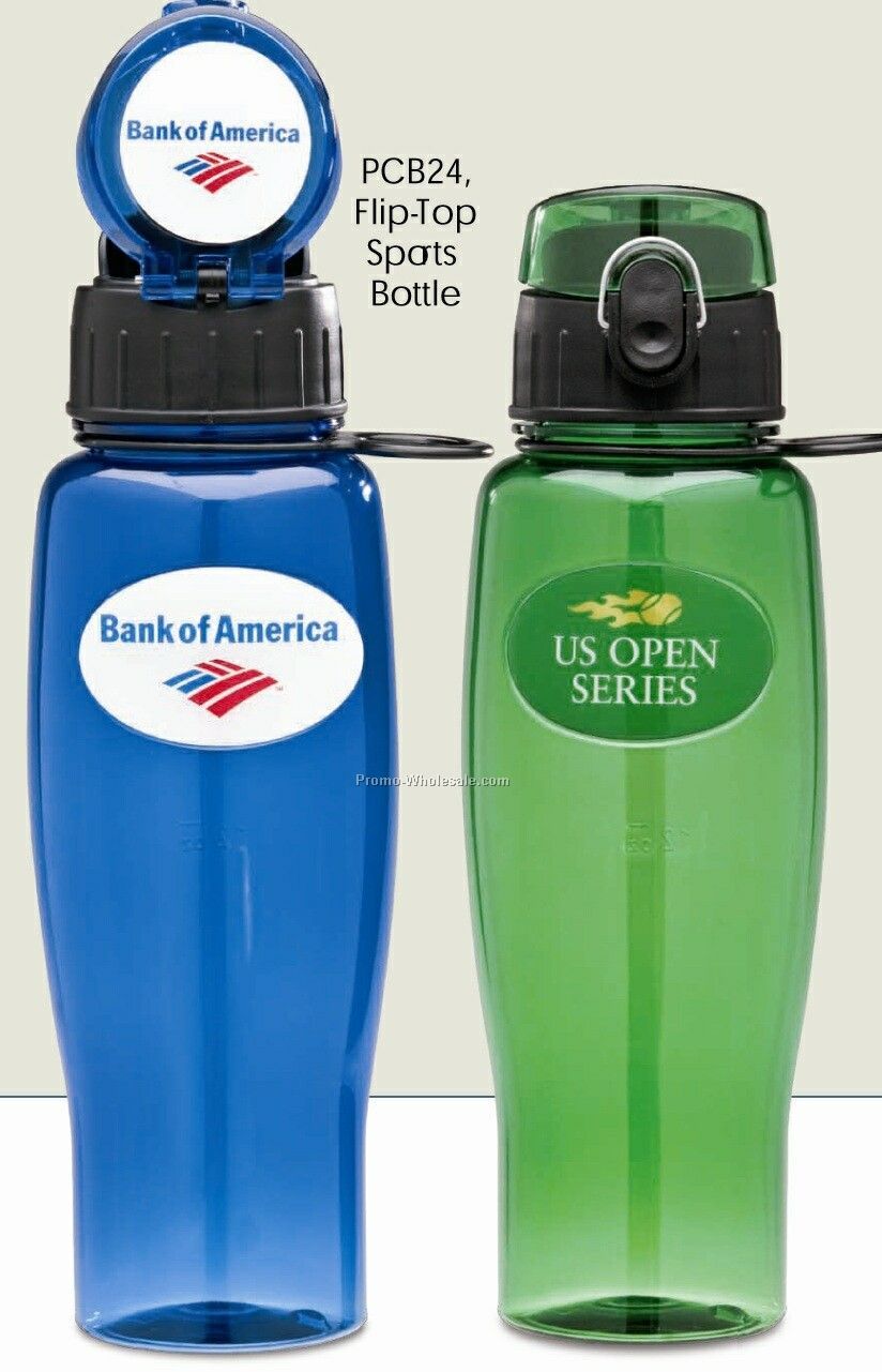 24 Oz. Flip Top Sports Bottle