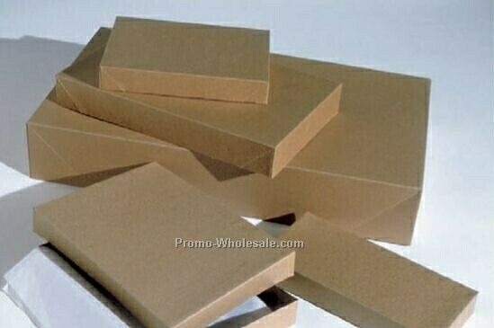 24"x14"x4" Natural Kraft Pinstripe Apparel Boxes