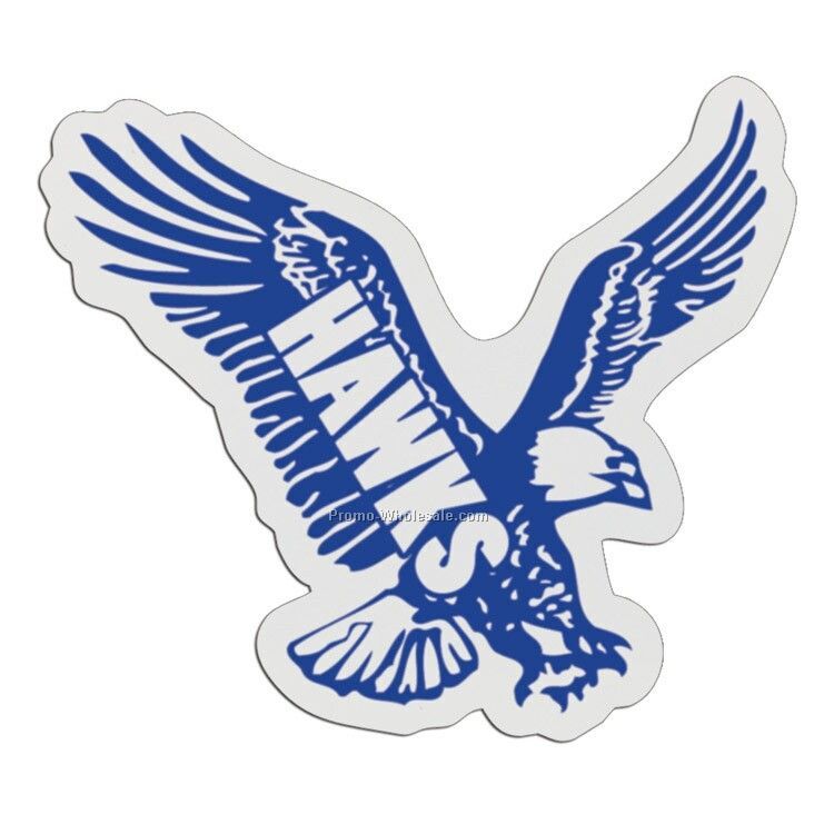 3" Eagle Plastic Badge