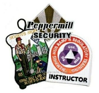 3-1/2" Embroidered Patches (71% To 100% Coverage)