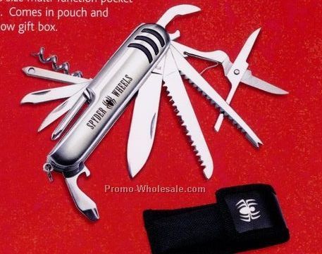 3-1/2"x3/4" Large Size Multi-function Pocket Knife With Pouch