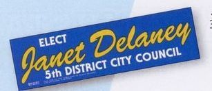 3"x11-1/2" Value Line Removable Bumper Sticker (1 Color) 1 Day Shipping