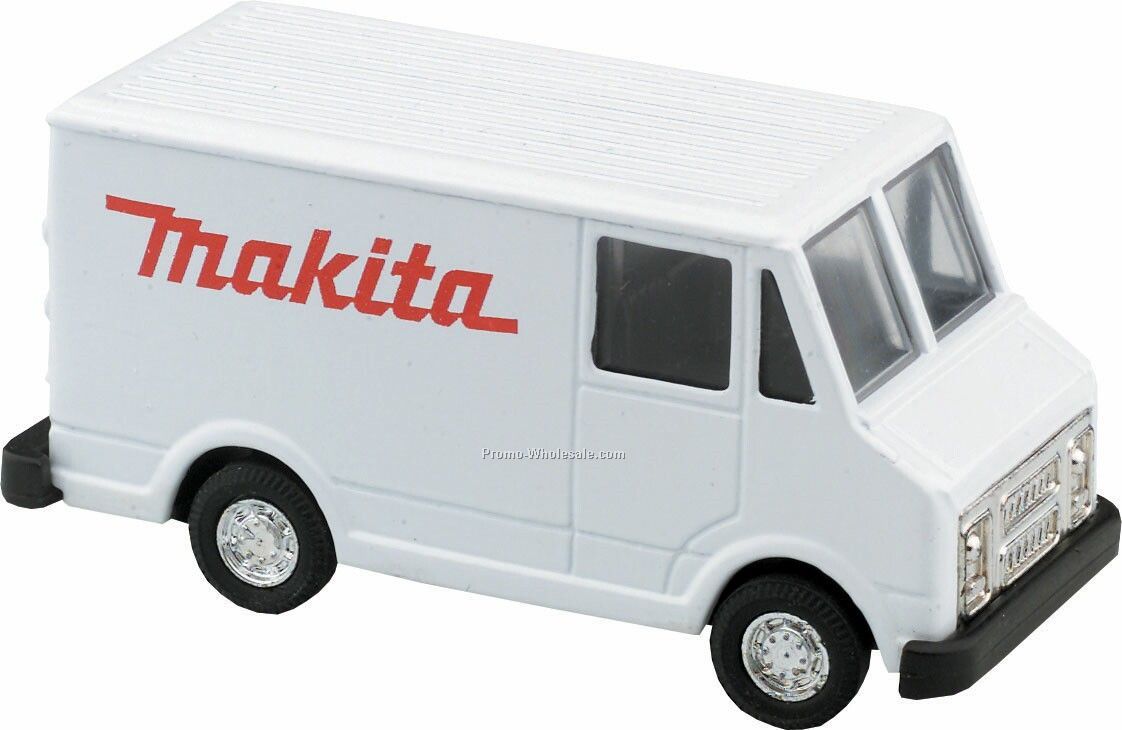 4" White Step Van Die Cast Vehicles