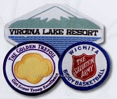 4-1/2" 75% Coverage Custom Embroidered Patches