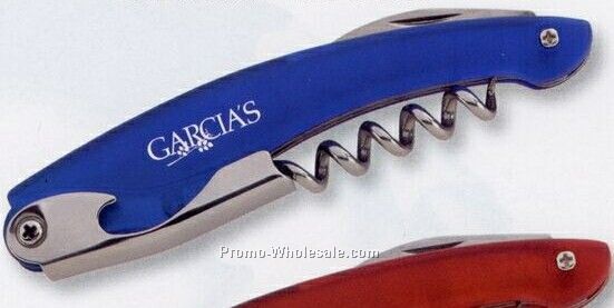 4-5/16"x1"x1/2" Tuscany Corkscrew Wine Bottle Opener