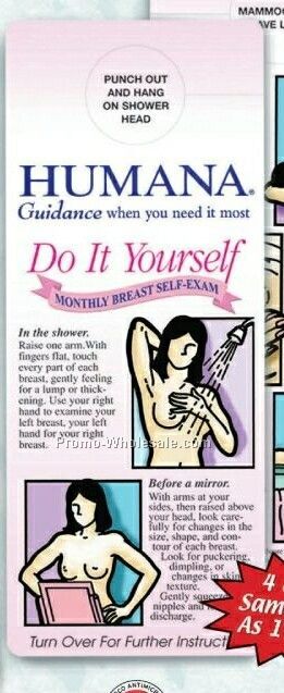 4 Color Breast Self-exam Chart
