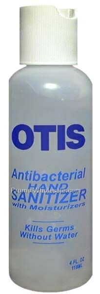 4 Oz. Bottle Anti-bacterial Hand Sanitizer With In-house Label