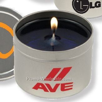 4 Oz. Round Shaped Tin Candle