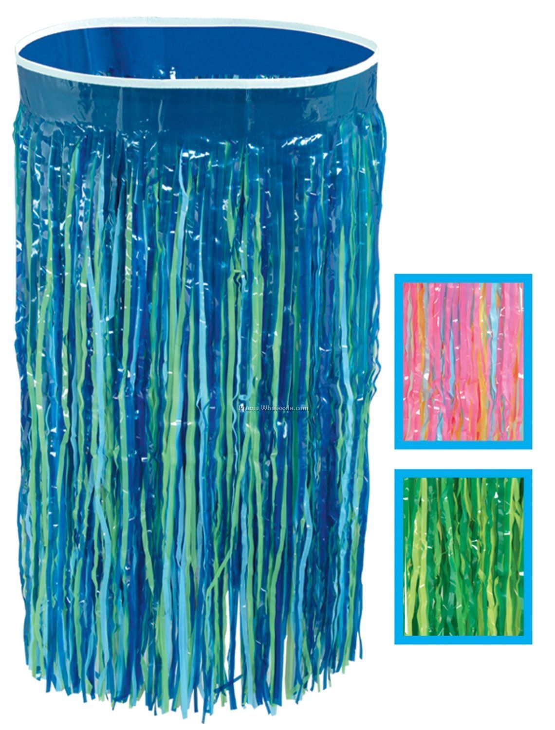4 Ply Plastic Hula Skirt (30"x36" Waist)