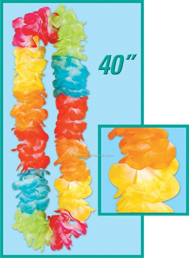 40" Silk 'n Petals Double Soft Leis