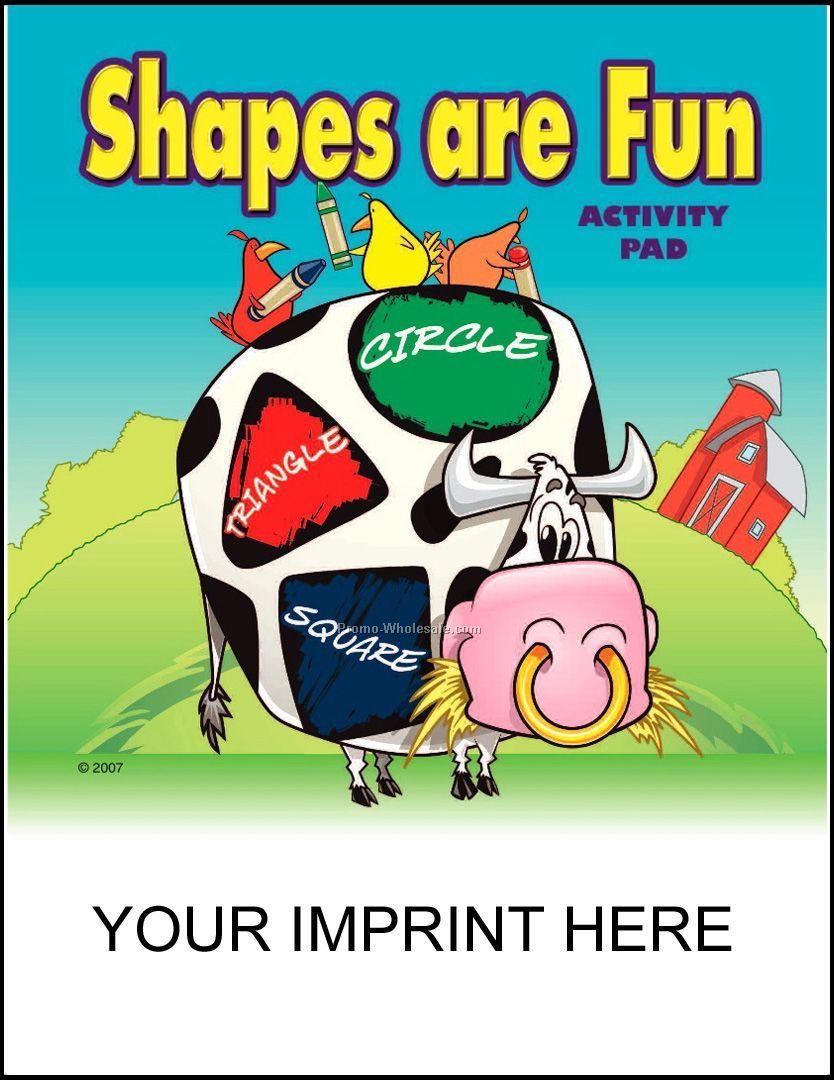 5-1/4"x7-3/4" Shapes Are Fun Activity Pad
