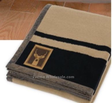 50"x60" Camel Brown Heritage Vicuna Blanket