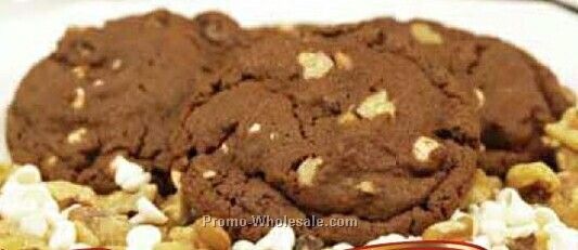 51 Oz. Double Chocolate Walnut Cookies In Large Canister