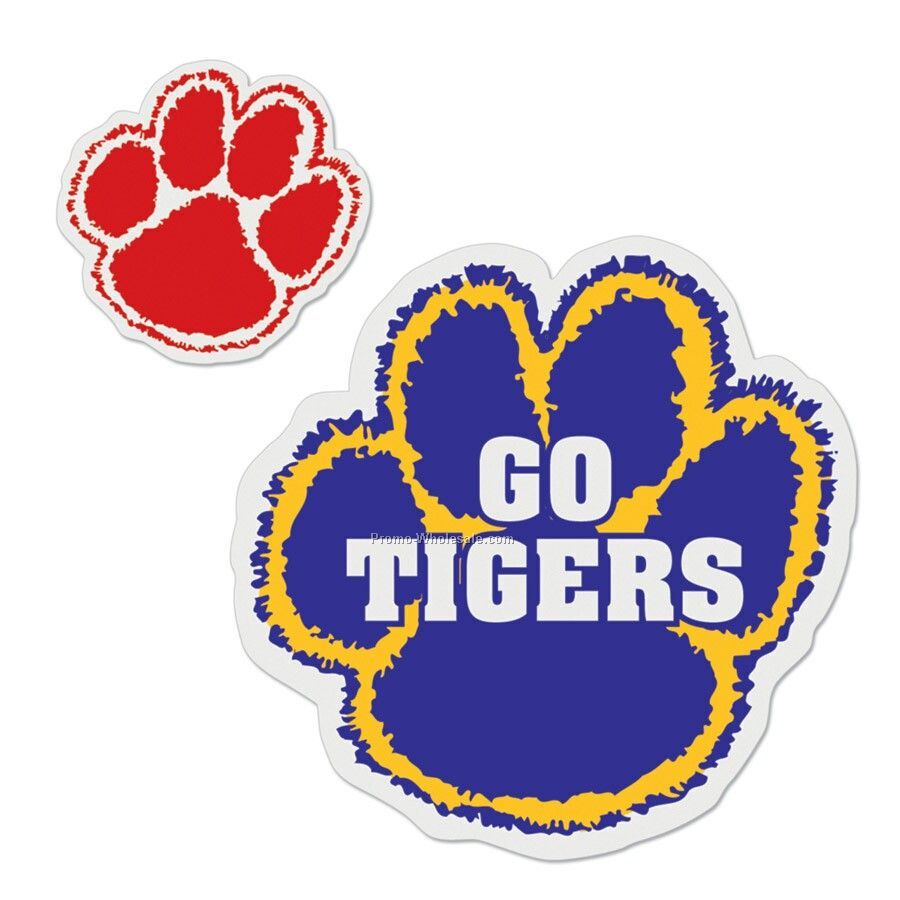 6" Paw Die Cut Vehicle Magnet