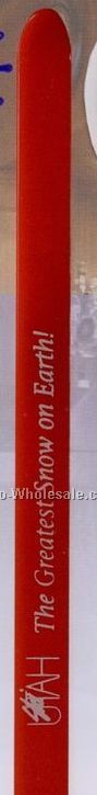 6" Ski Stirrer (Imprinted)