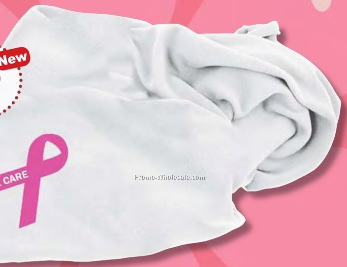 60"x72" The We Care Breast Cancer Blanket (Blank)