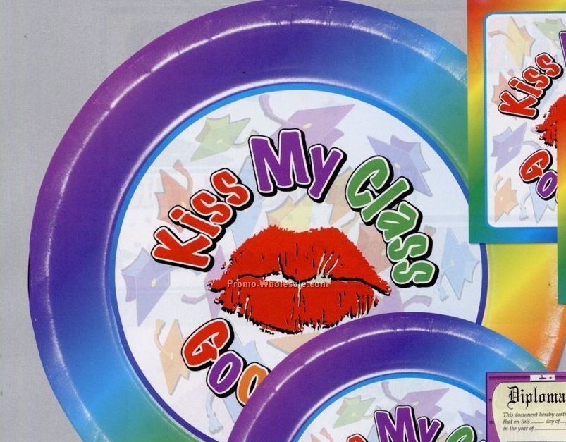 7" Kiss My Class Goodbye Plates