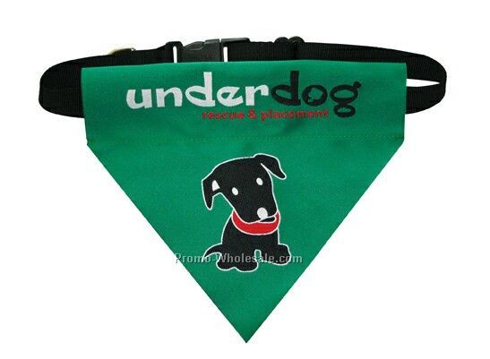 7-1/2"x8.63" Wov-in Line Pet Collar Bandana - Elite Material