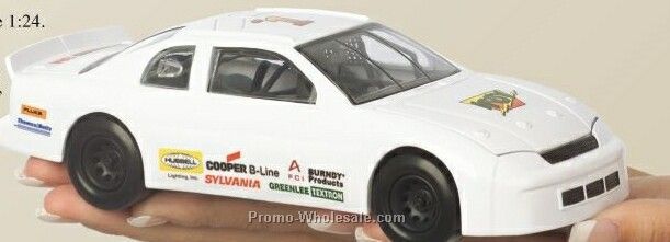 8" White Monte Carlo Die Cast Vehicles