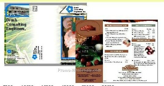 8-1/2"x14" Brochures Gloss Cover (4 Color Front / 1 Color Back)