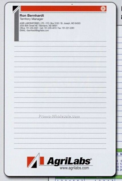 8-1/2"x5-1/2" Small Memo Board Dry Erase W / Erasable Pen & Clip