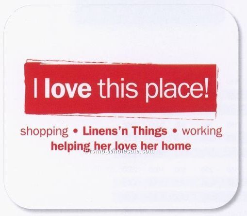 8"x7"x1/8" Economy Mouse Pad