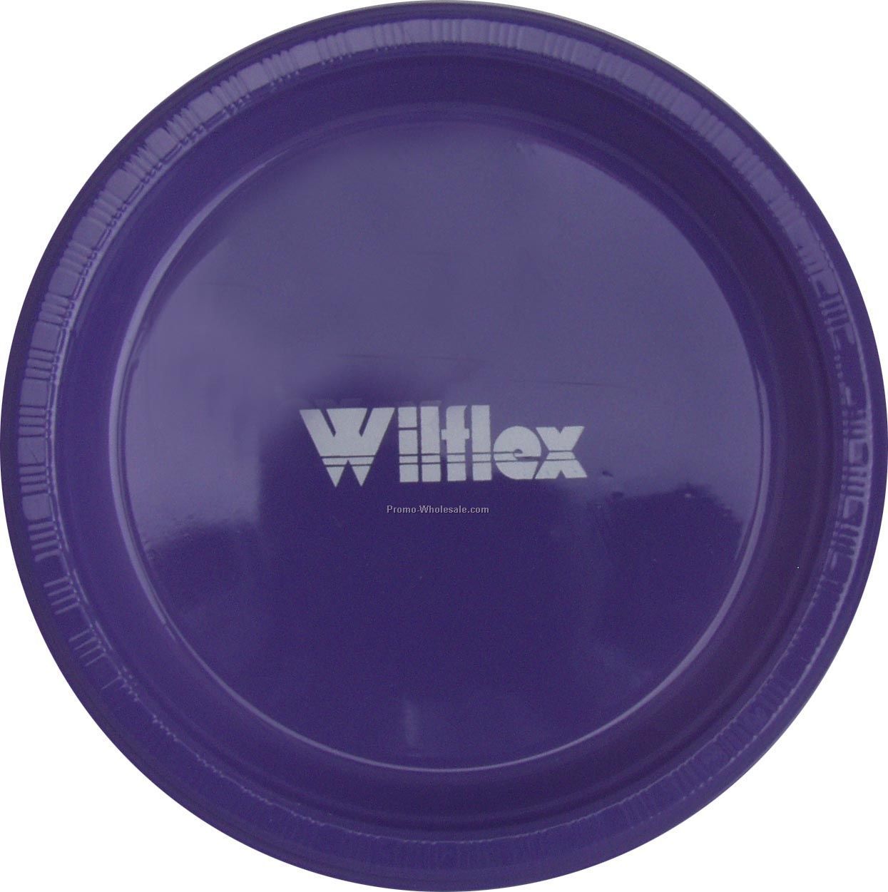 9" Purple Colorware Paper Plate
