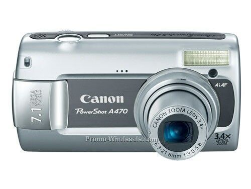 A470 Canon Digital Camera (Gray)