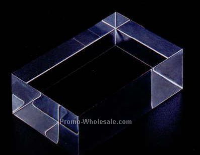 Acrylic Specialty Base (Large Block) 1"x3"x3"
