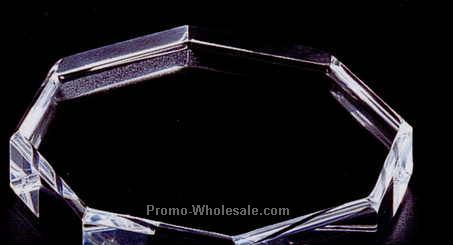 Acrylic Specialty Base (Octagonal) 3/4"x8"x4"