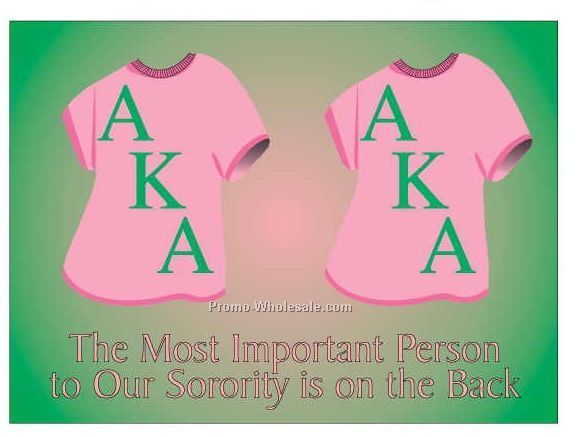 Alpha Kappa Alpha Sorority Shirt Photo Hand Mirror (2-1/2"x3-1/2")