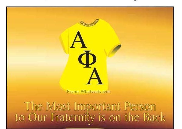 Alpha Phi Alpha Fraternity Shirt Rectangle Photo Hand Mirror(2-1/2"x3-1/2")